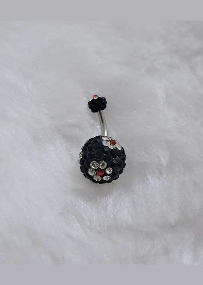 316L CERRAHİ ÇELİK GÖBEK PİERCİNG  - Görsel 2