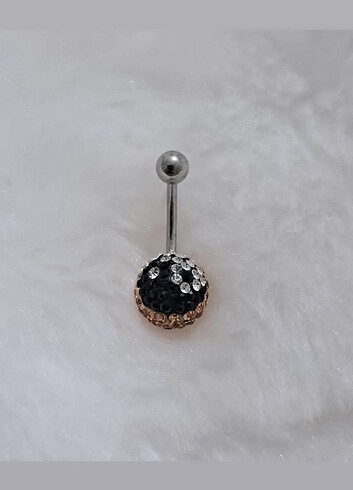 316L CERRAHİ ÇELİK GÖBEK PİERCİNG  - Görsel 2