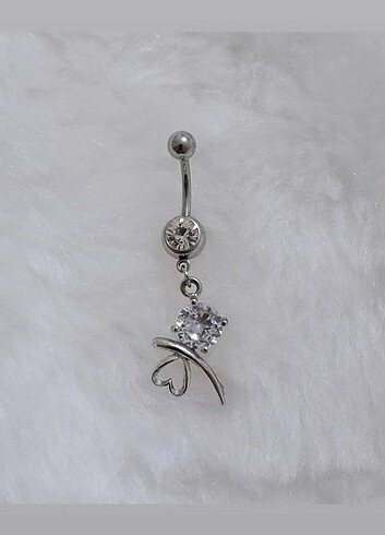 316L CERRAHİ ÇELİK GÖBEK PİERCİNG - Görsel 2