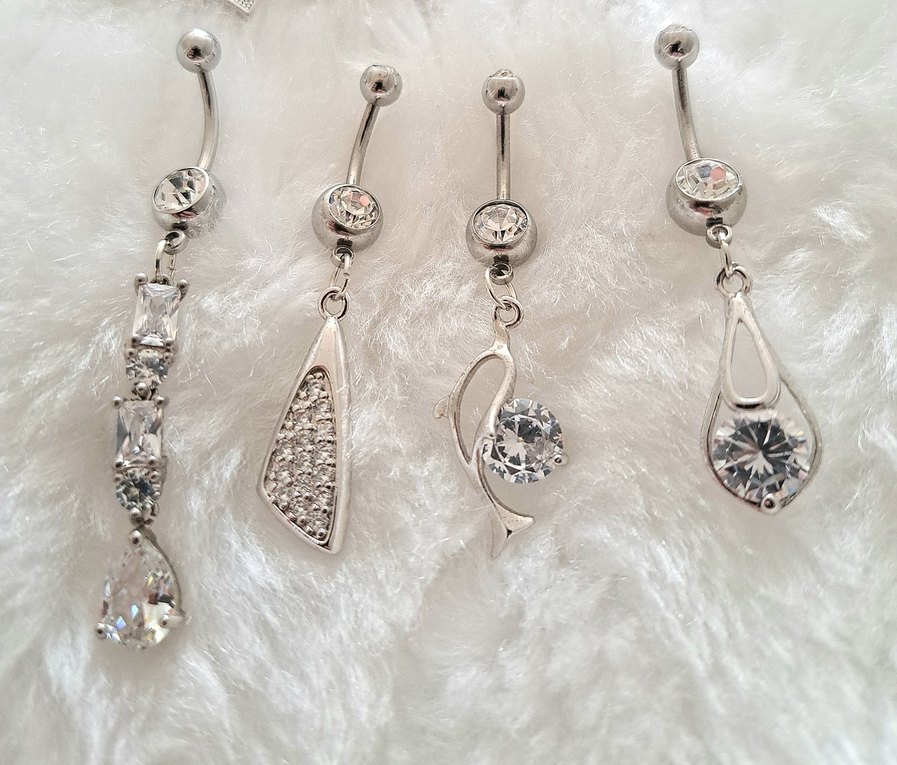 CERRAHİ ÇELİK GÖBEK PİERCİNG - Görsel 2