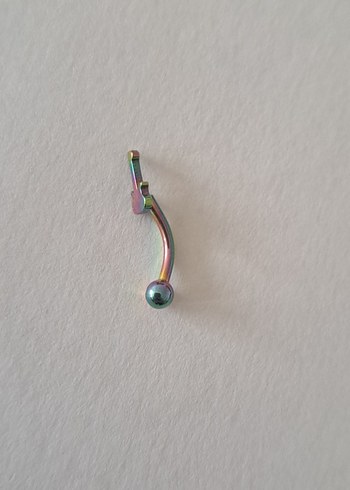 316L ÇELİK GİTAR KAŞ PİERCİNG - Görsel 2