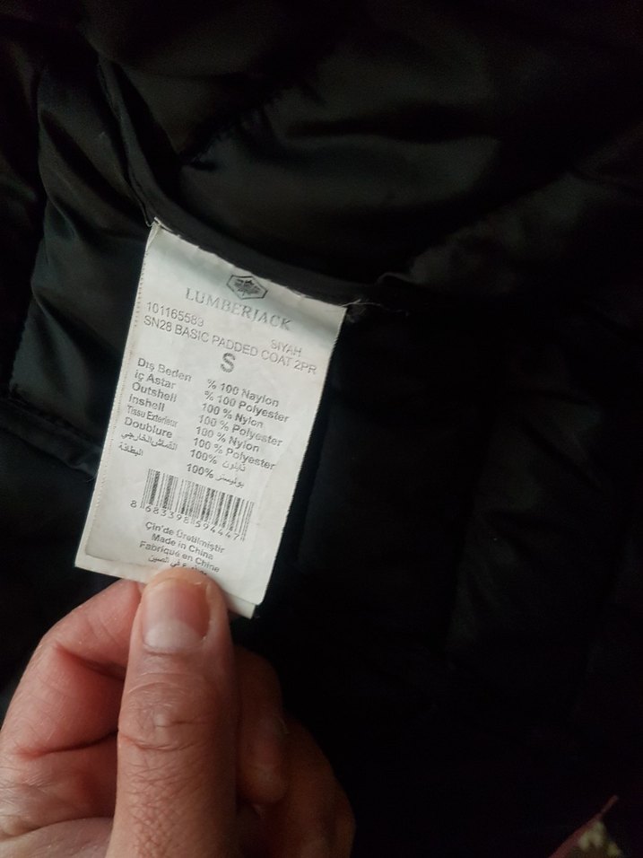 Lumberjack Siyah Kadın Kışlık Fermuarlı Mont - Görsel 2