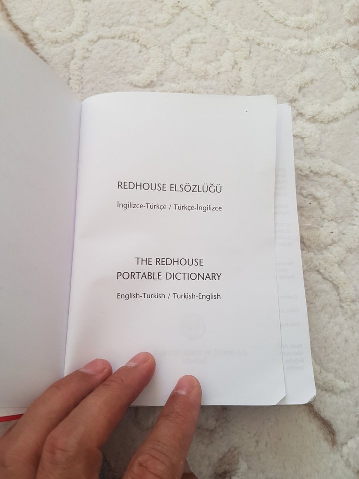 Redhouse İngilizce-Türkçe Sözlük - Görsel 3