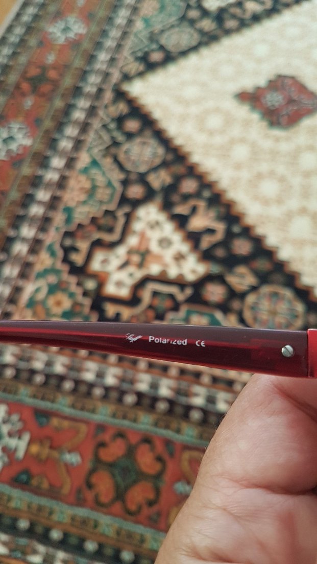 Koyu Kırmızı Tokalı Kadın Gözlüğü - Görsel 5