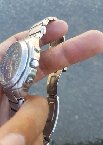 Casio Edifice EF-502D-1AVDR Gri Erkek Kol Saati - Görsel 13