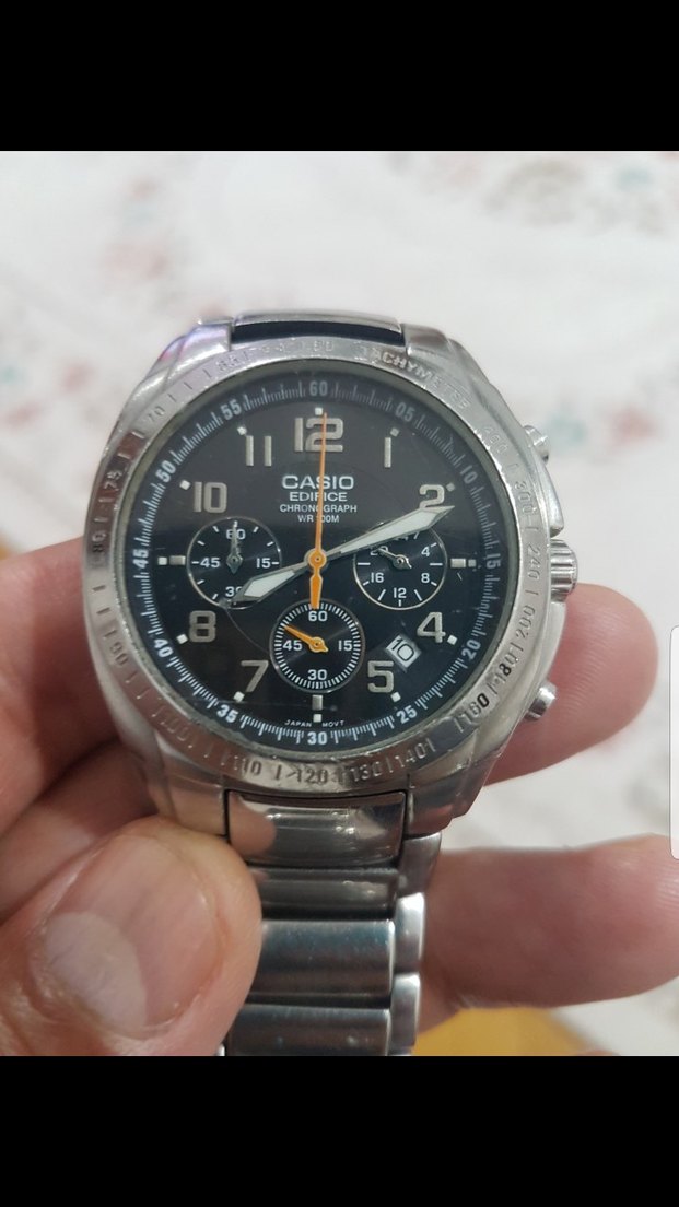 Casio Edifice EF-502D-1AVDR Gri Erkek Kol Saati - Görsel 3