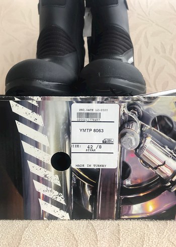 YDS CARRIER GTX GORETEX MOTOSİKLET BOTU 42 NUMARA SIFIR - Görsel 6
