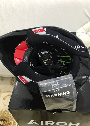 AİROH TWIST 3 RED KROSS KASKI SIFIR ETİKETLİ L BEDEN - Görsel 10