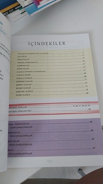  Sonuç Yayinlari permütasyon kombinasyon binom olasilik fasikulu
