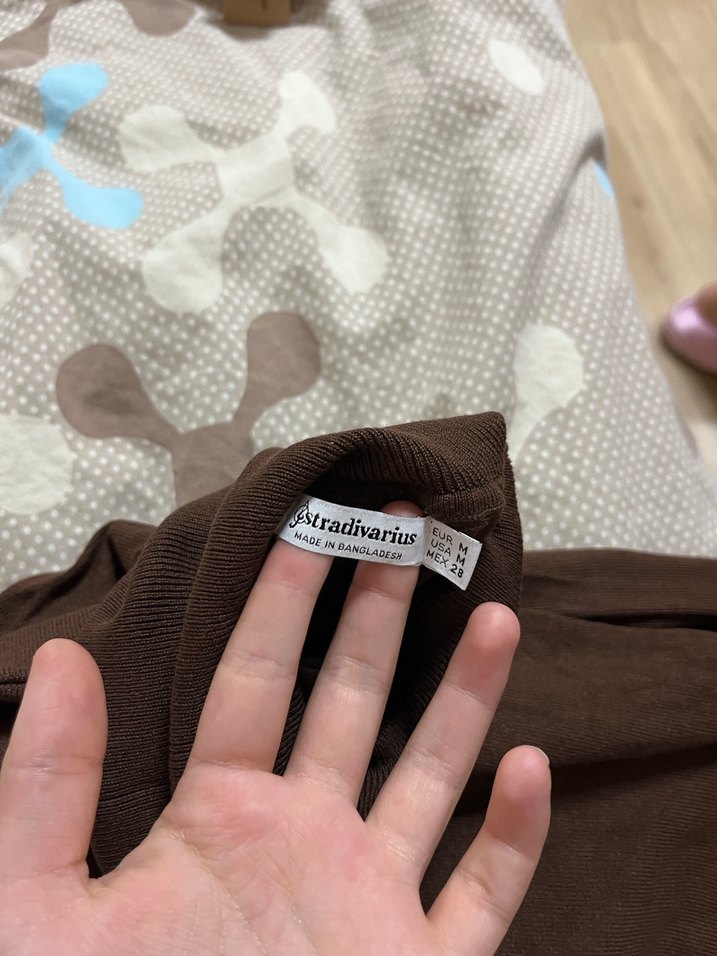 STRADİVARİUS KAHVERENGİ Balıkçı Yaka Kadın Kazak - Görsel 2