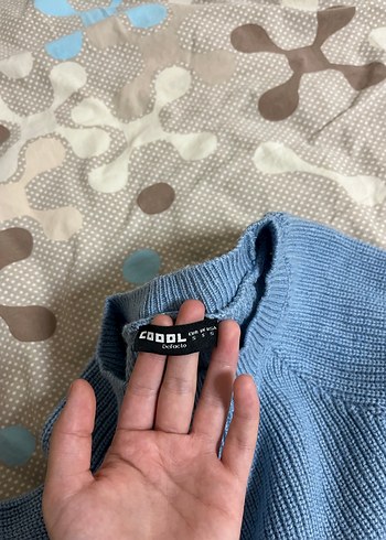 Mavi Örgü Kadın Kazak defacto - Görsel 2