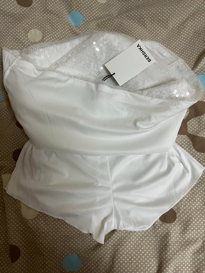 Bershka pullu mini etek m beden etiketli - Görsel 5