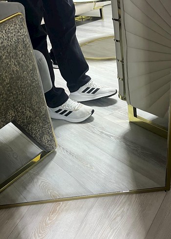 Erkek Beyaz Gri Bağcıklı Spor Ayakkabı - Görsel 3