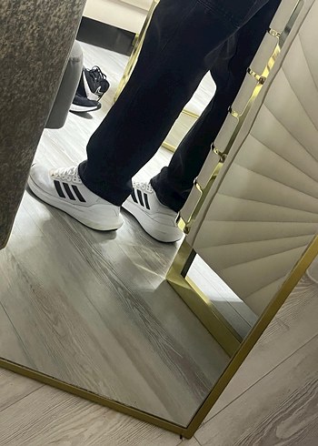 Erkek Beyaz Gri Bağcıklı Spor Ayakkabı - Görsel 2