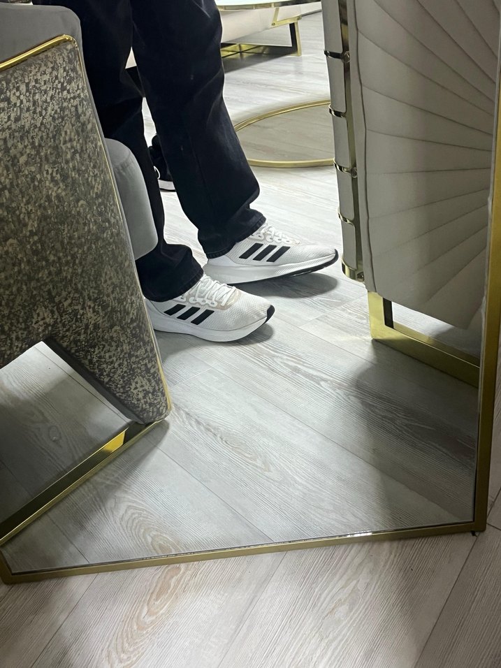 Erkek Beyaz Gri Bağcıklı Spor Ayakkabı - Görsel 3