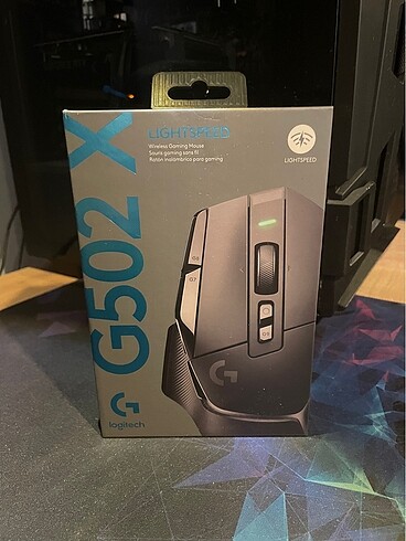 Logitech G502 X kablolu kablosuz oyuncular için mouse