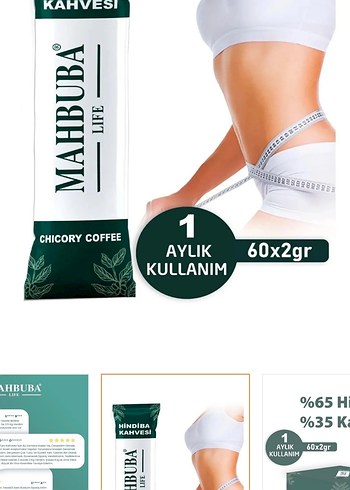 Mahbuba Life Hindiba Kahvesi 60x2g - Görsel 2