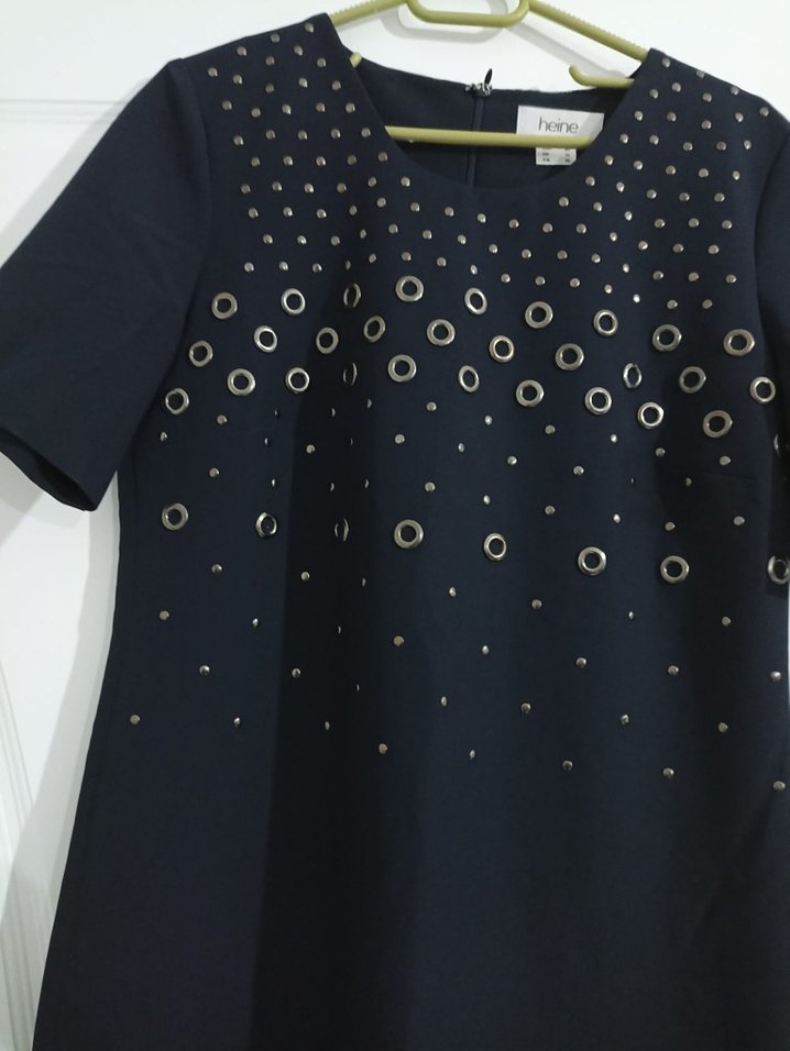 Metal aksesuarlı kalem elbise - Görsel 2