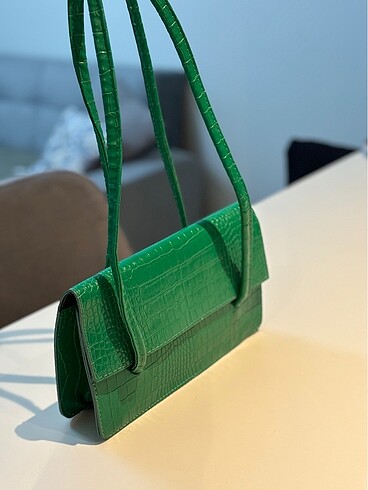 Croco yeşil çanta