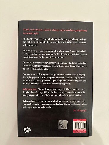  Reklamın İyisi / Mehmet Alikişioğlu /orijinal kitap