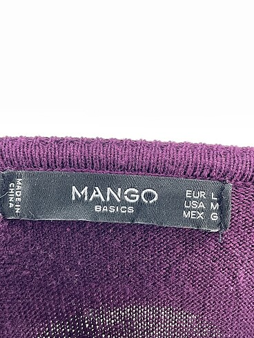 l Beden mor Renk Mango Kazak / Triko %70 İndirimli.