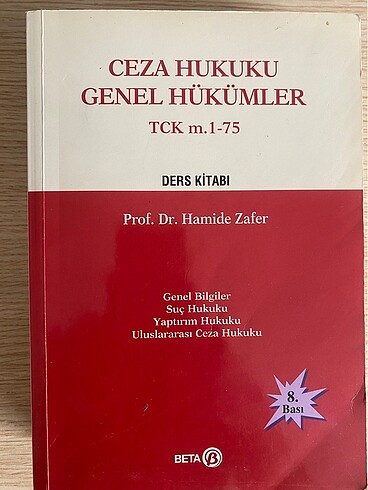 Ceza hukuku genel hükümler