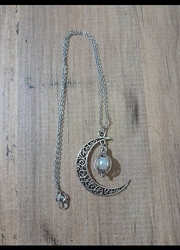 Ay ve İncili Kolye - Görsel 3