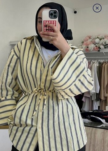Sarı Zebra Desenli Sokak Stili Bornoz
