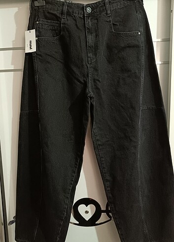 30 Beden Mavi Tapered Baggy pantolon