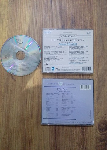 3 adet Antonio Vivaldi cdsi - Görsel 2