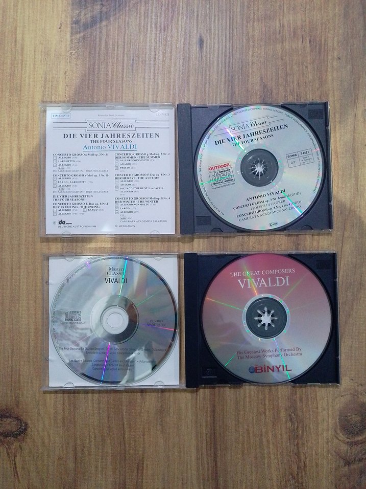 3 adet Antonio Vivaldi cdsi - Görsel 3
