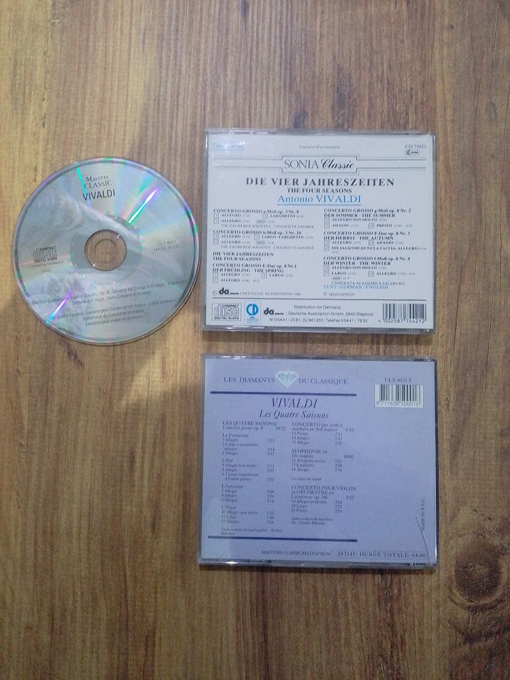 3 adet Antonio Vivaldi cdsi - Görsel 2