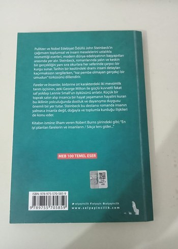 John Steinbeck - Fareler ve İnsanlar - Görsel 2