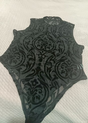 Dantelli Siyah Gotik transparan - Görsel 2