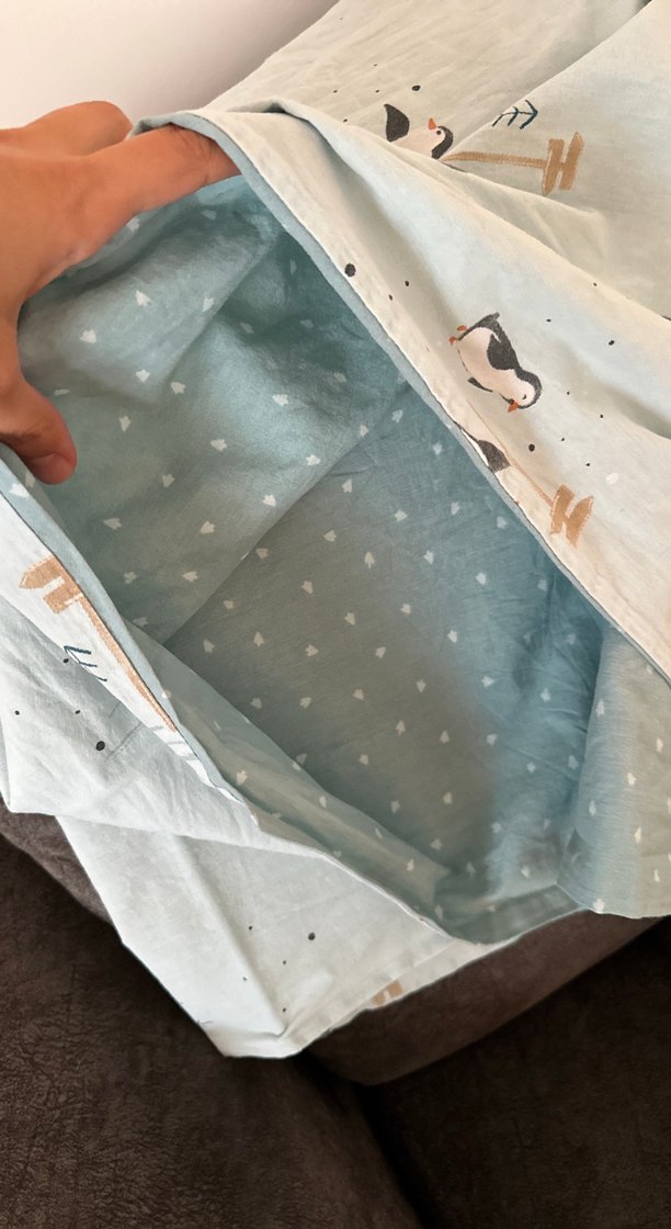 Baskılı Gri Çocuk nevresim seti - Görsel 4