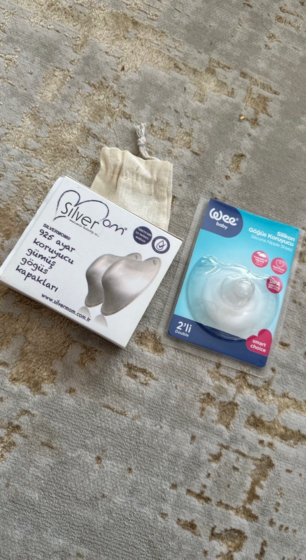 Wee Bebek Silikon Göğüs Koruyucu 2'li - Görsel 2