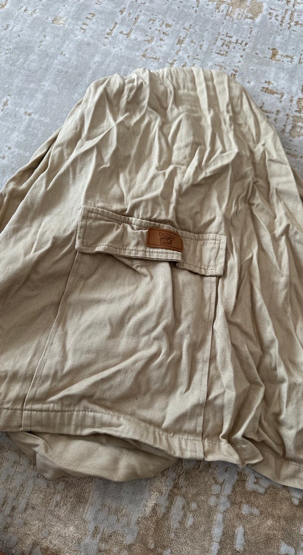 Bej Bebek Taşıma Slingi - Görsel 5