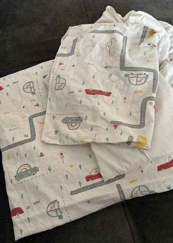 Pamuklu Çocuk Nevresim Takımı - Pastel Desenli - Görsel 3