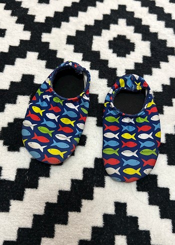 Renkli Balık Desenli Erkek Bebek Ayakkabısı - Görsel 2