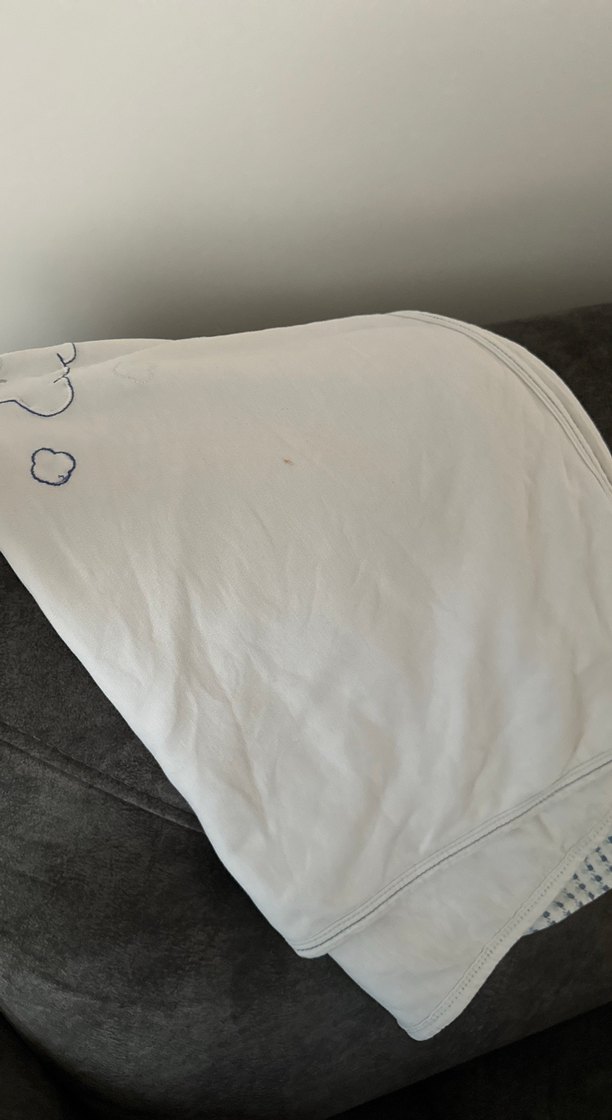 Nakışlı Gri Çocuk Battaniyesi - Görsel 3