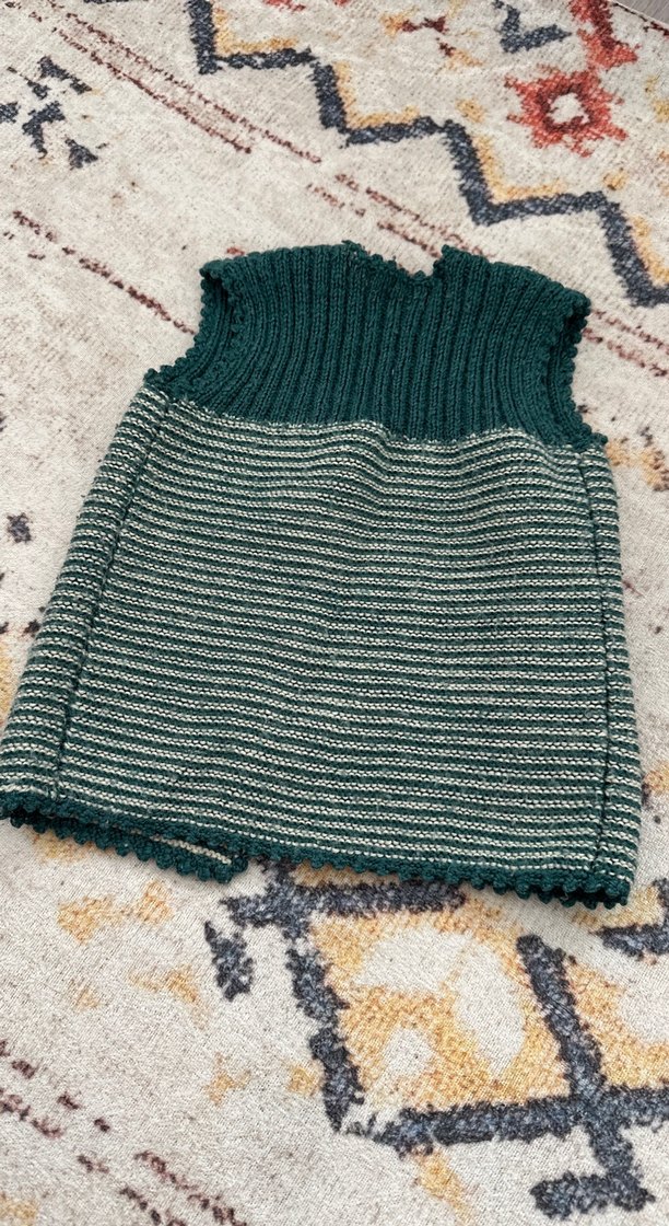 Erkek Çocuk Bohem Örgü Yelek - Görsel 2