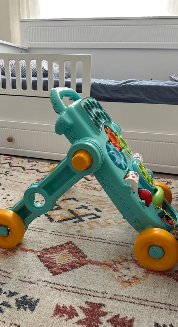 Renkli Turkuaz Bebek Yürüteci - Görsel 2