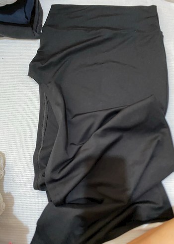 Diğer Siyah Yırtmaçlı Spor Kadın etek