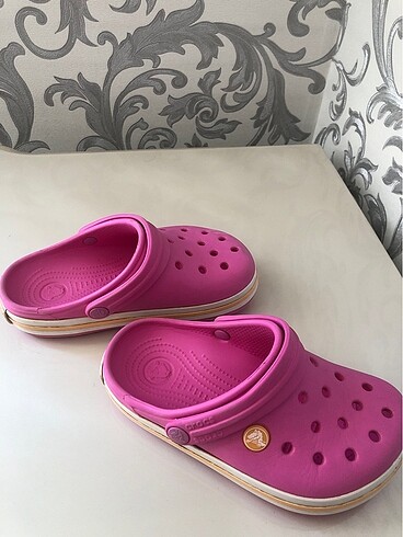 31 Beden pembe Renk CROCS koz çocuk terlik