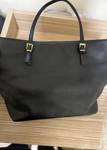 Michael Kors Siyah Deri Kadın Çanta - Görsel 5