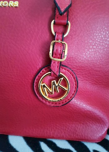 Michael Kors Kırmızı Deri Kadın Çanta - Görsel 4