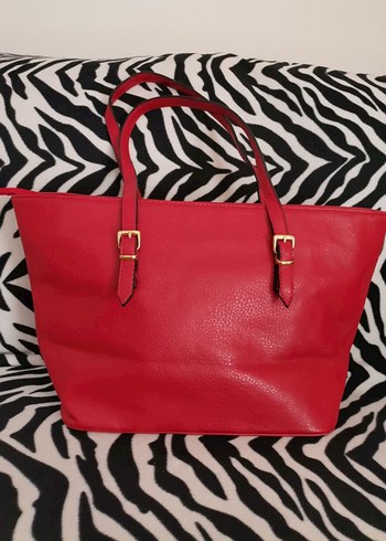 Michael Kors Kırmızı Deri Kadın Çanta - Görsel 5