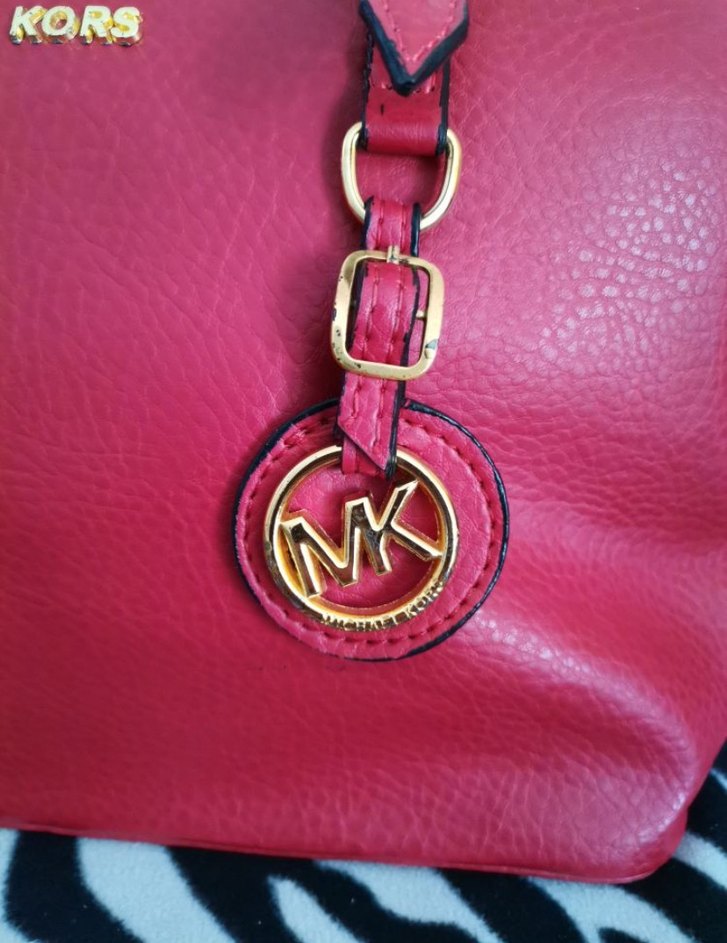 Michael Kors Kırmızı Deri Kadın Çanta - Görsel 4