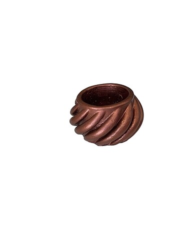  Beden Metalik bakır sukulent saksısı