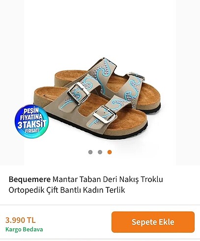 Bequemere ortopedik terlik - Görsel 3